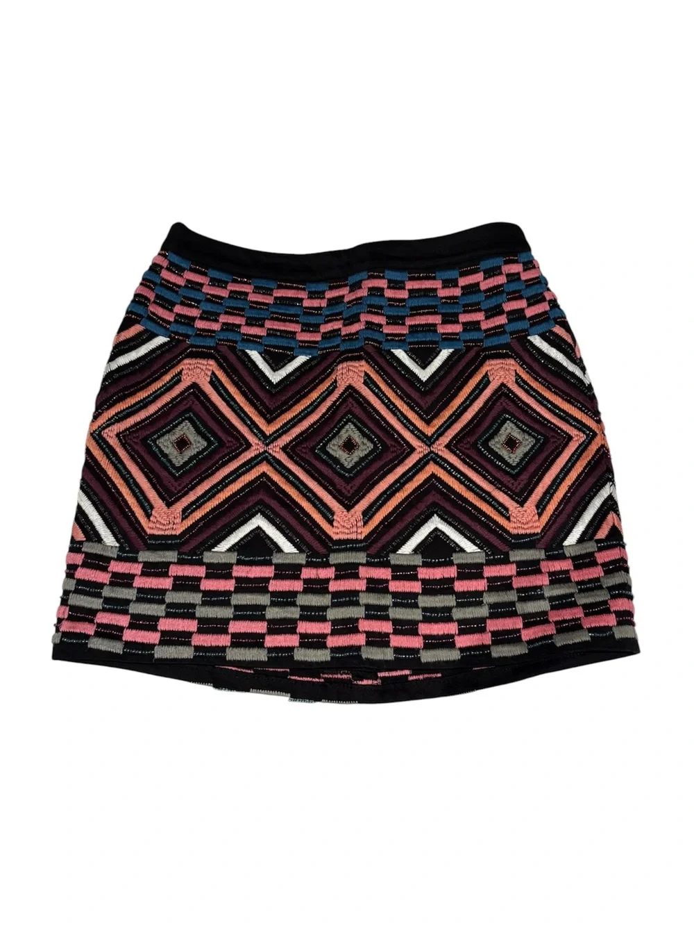 New MISS SELFRIDGE Geometric Knit Pencil Skirt - Picture 2 of 2